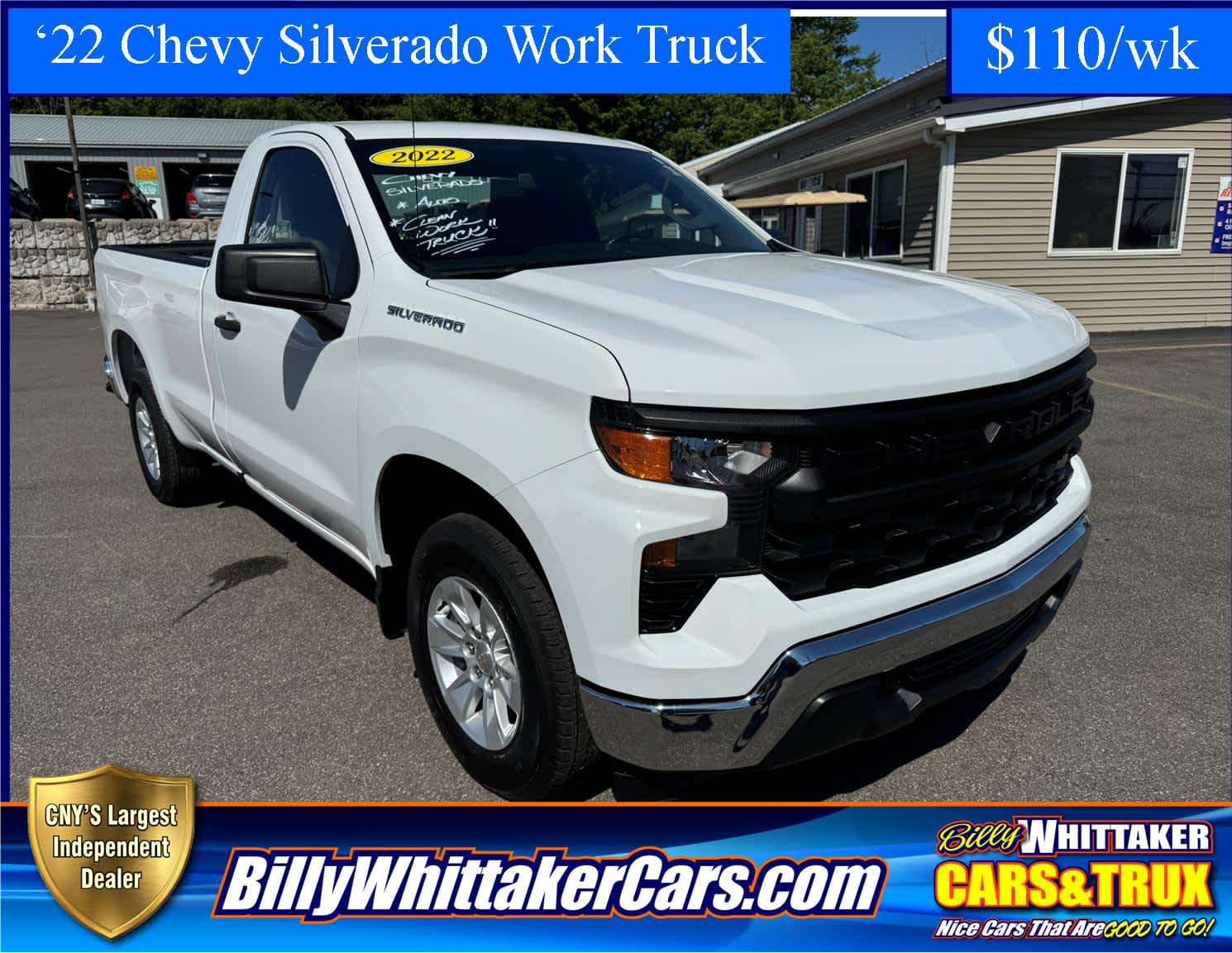 2022 Chevrolet Silverado 1500 Work Truck 2WD Reg Cab 140