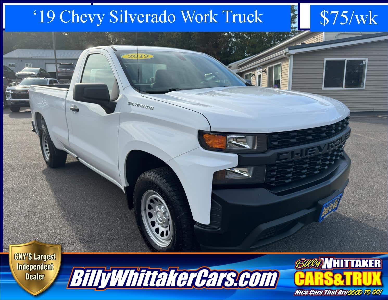 2019 Chevrolet Silverado 1500 Work Truck 2WD Reg Cab 140