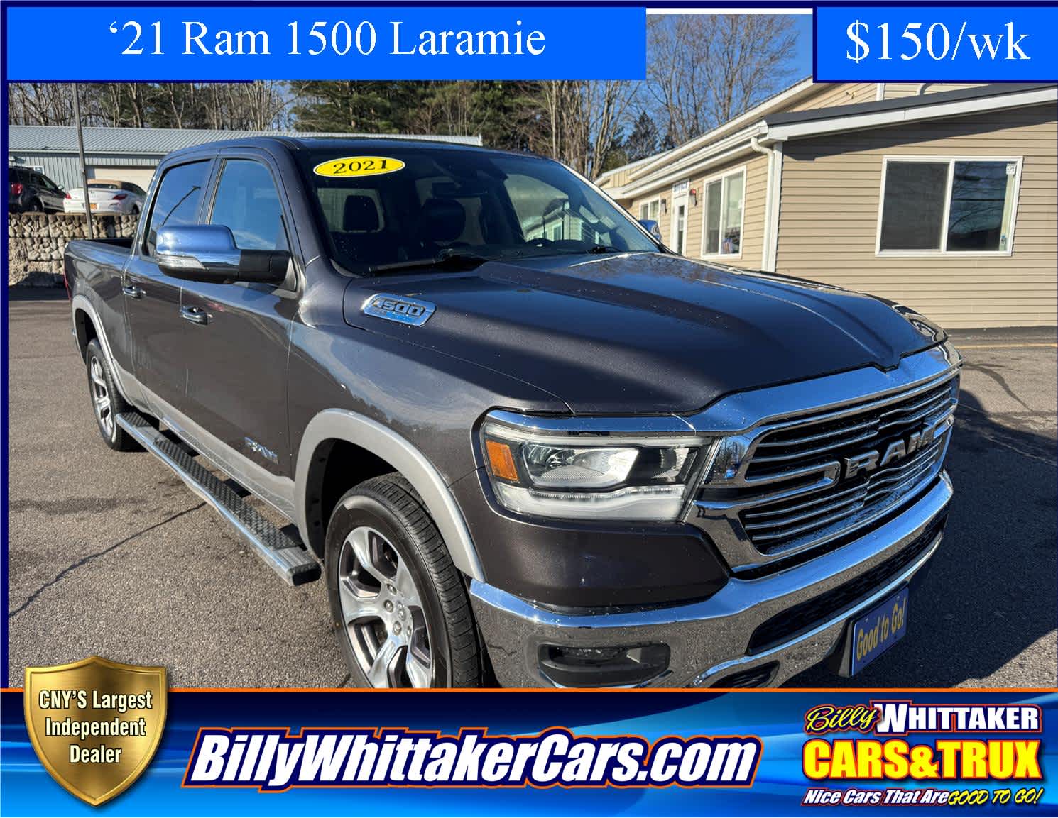 2021 RAM 1500 Laramie 4X4 Crew Cab 64 Box