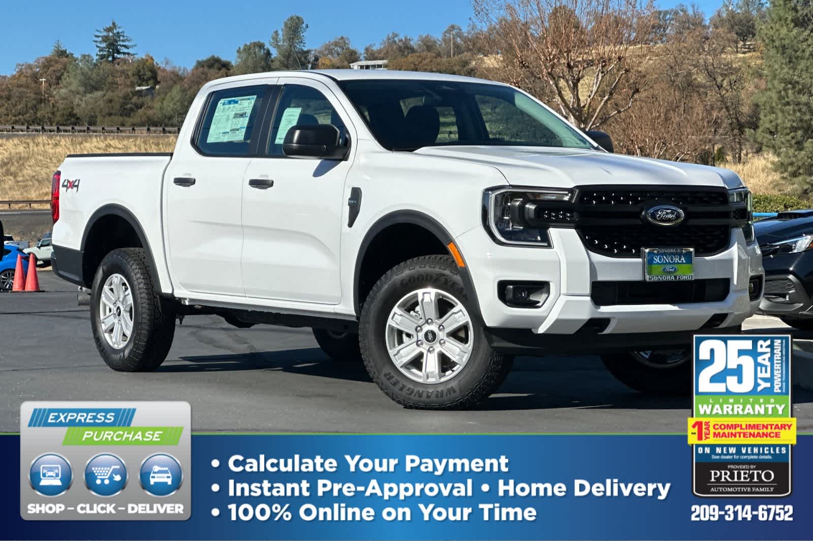 2024 Ford Ranger XL 4WD SuperCrew 5 Box