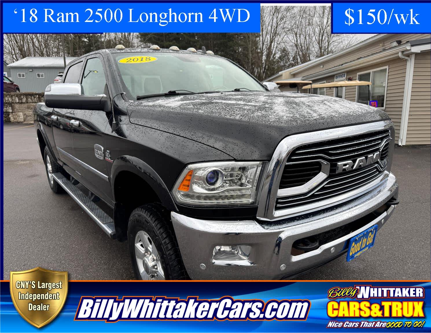 2018 RAM 2500 Longhorn 4X4 Crew Cab 64 Box