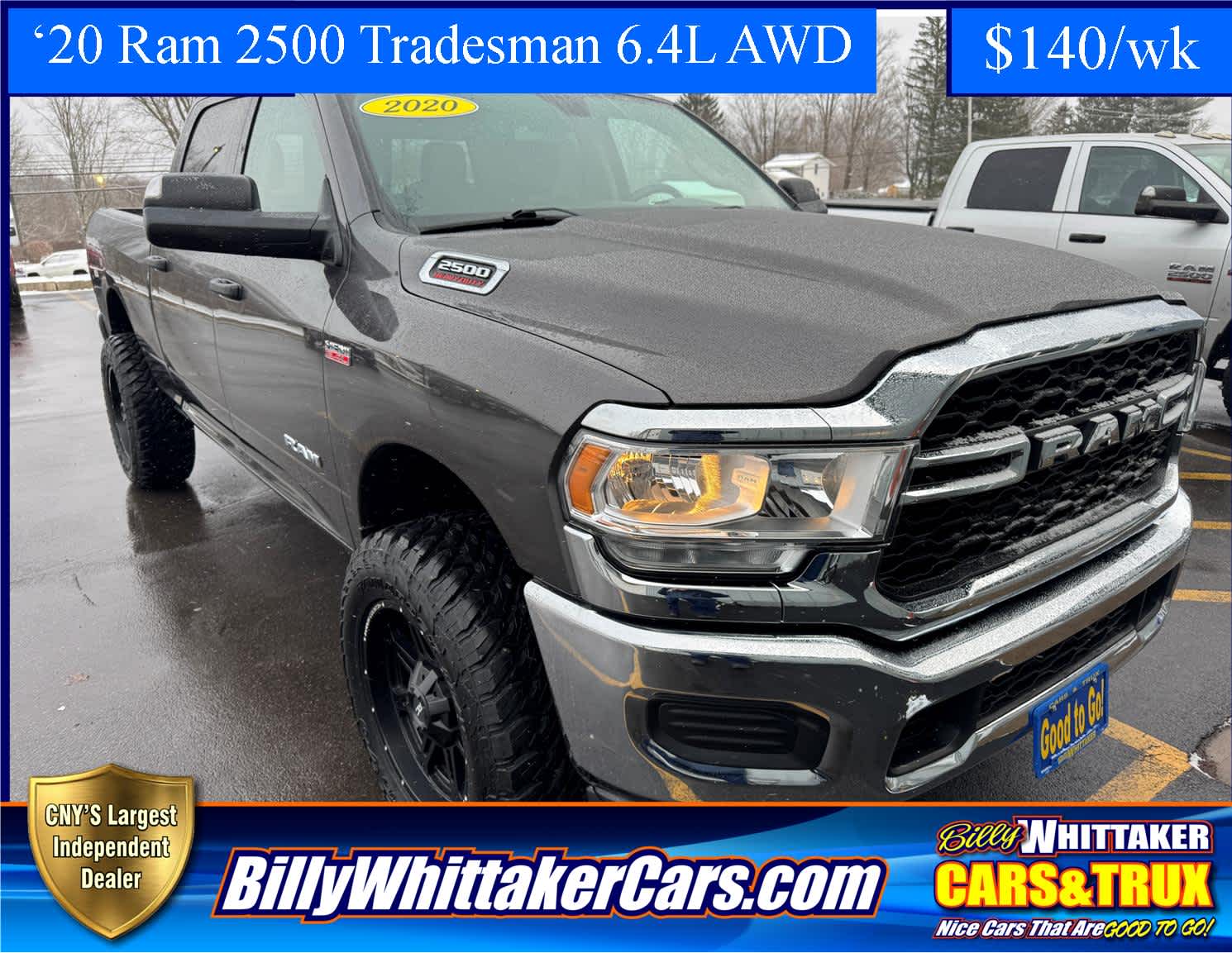 2020 RAM 2500 Tradesman 4X4 Crew Cab 64 Box