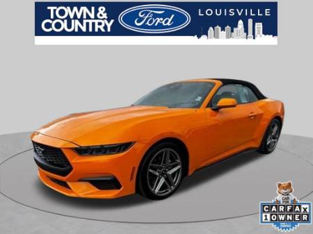 2026 Ford Mustang EcoBoost® Convertible Orange Fury