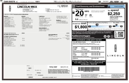 2018 Lincoln Lincoln MKX Reserve