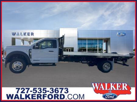 2026 Ford Super Duty F-550 DRW XL 4WD Wabash 16' Flatbed w/Straps